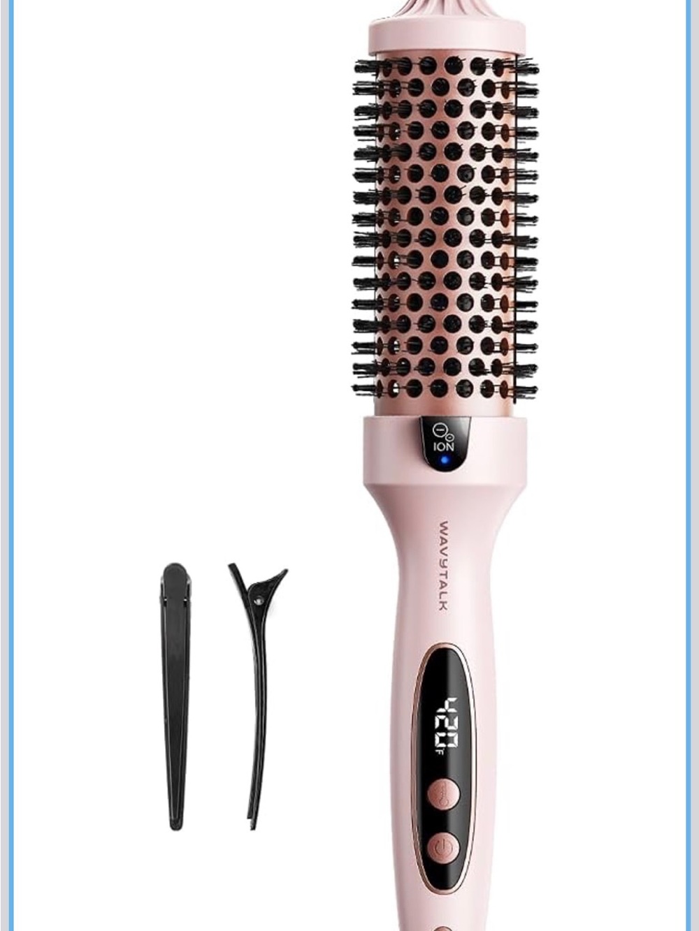 Pink Wavytalk Thermal Brush Blowout Boost 1.5″ - Picture 2 of 4